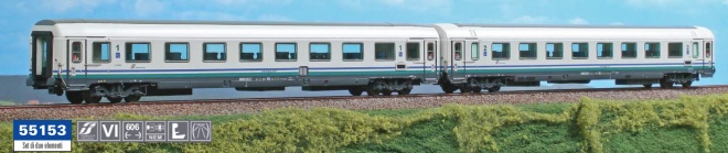 Set of 2 passenger cars in latest XMPR livery<br /><a href='images/pictures/ACME/283916_c.jpg' target='_blank'>Full size image</a>